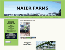 Tablet Screenshot of maierfarms.com